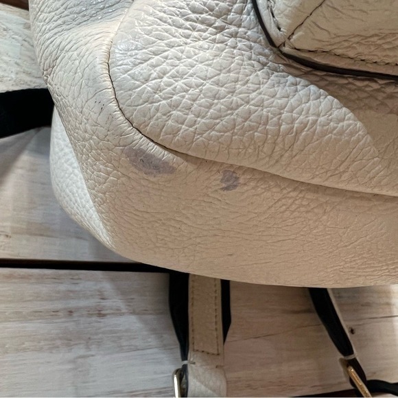 Coach White Pebble Leather Mini Charlie Backpack F30550 Small Bag Mini main image 8